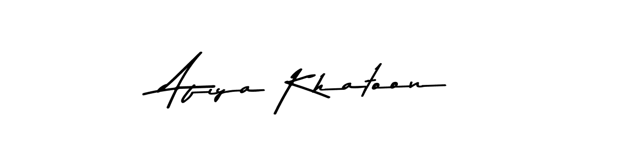 Use a signature maker to create a handwritten signature online. With this signature software, you can design (Asem Kandis PERSONAL USE) your own signature for name Afiya Khatoon. Afiya Khatoon signature style 9 images and pictures png