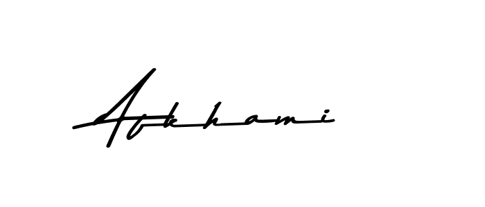 Afkhami stylish signature style. Best Handwritten Sign (Asem Kandis PERSONAL USE) for my name. Handwritten Signature Collection Ideas for my name Afkhami. Afkhami signature style 9 images and pictures png