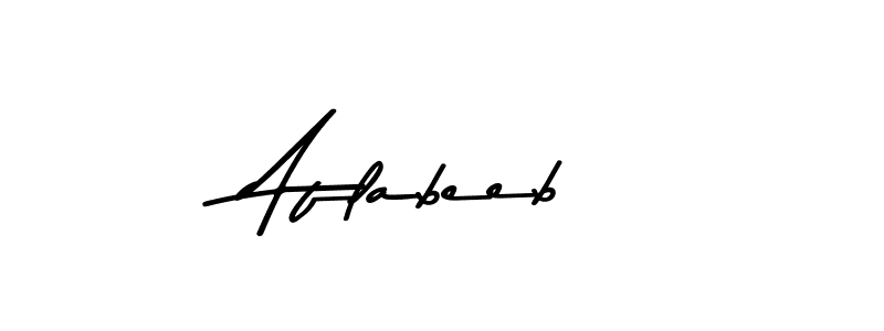 Make a beautiful signature design for name Aflabeeb. With this signature (Asem Kandis PERSONAL USE) style, you can create a handwritten signature for free. Aflabeeb signature style 9 images and pictures png