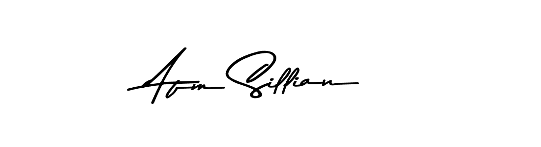 Make a beautiful signature design for name Afm Sillian. With this signature (Asem Kandis PERSONAL USE) style, you can create a handwritten signature for free. Afm Sillian signature style 9 images and pictures png