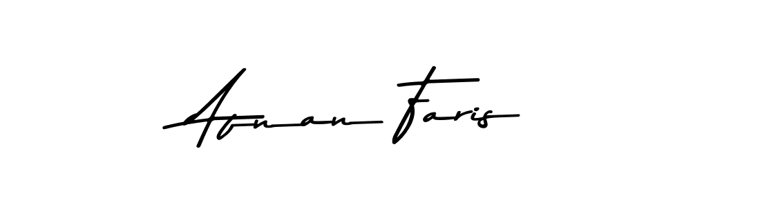 Use a signature maker to create a handwritten signature online. With this signature software, you can design (Asem Kandis PERSONAL USE) your own signature for name Afnan Faris. Afnan Faris signature style 9 images and pictures png