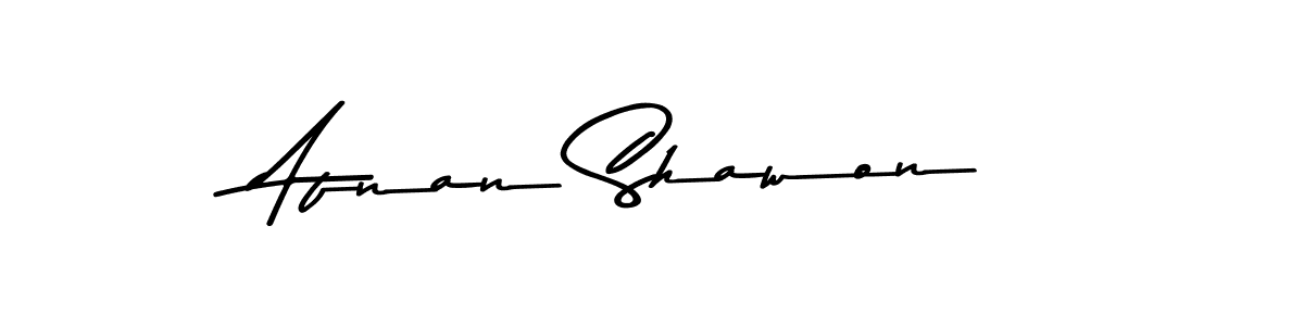 How to make Afnan Shawon signature? Asem Kandis PERSONAL USE is a professional autograph style. Create handwritten signature for Afnan Shawon name. Afnan Shawon signature style 9 images and pictures png