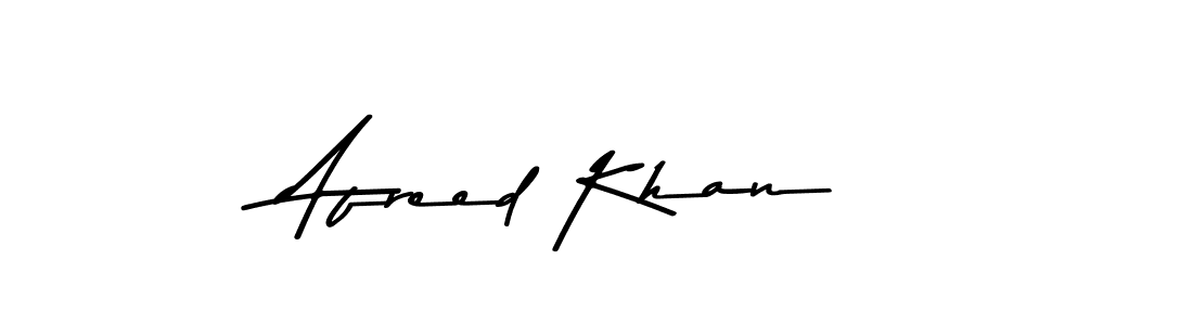 Make a beautiful signature design for name Afreed Khan. With this signature (Asem Kandis PERSONAL USE) style, you can create a handwritten signature for free. Afreed Khan signature style 9 images and pictures png