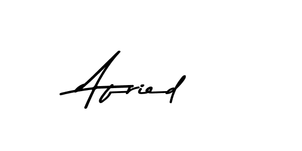 Make a beautiful signature design for name Afried. Use this online signature maker to create a handwritten signature for free. Afried signature style 9 images and pictures png