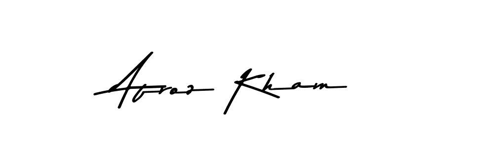 Also we have Afroz Kham name is the best signature style. Create professional handwritten signature collection using Asem Kandis PERSONAL USE autograph style. Afroz Kham signature style 9 images and pictures png