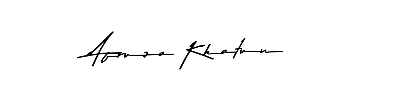 Make a beautiful signature design for name Afruza Khatun. With this signature (Asem Kandis PERSONAL USE) style, you can create a handwritten signature for free. Afruza Khatun signature style 9 images and pictures png