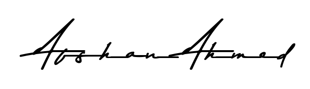 Style your name Afshan Ahmed with confidence using Asem Kandis PERSONAL USE signature design. Simple, elegant, and ready for immediate document use. Afshan Ahmed signature style 9 images and pictures png