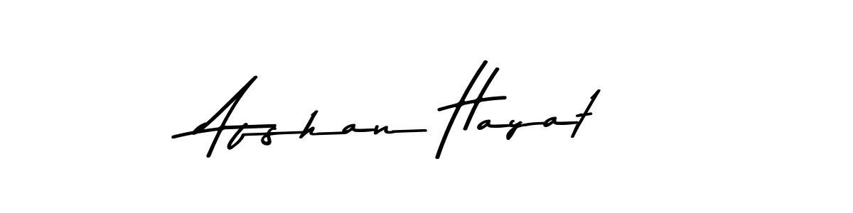 Make a beautiful signature design for name Afshan Hayat. Use this online signature maker to create a handwritten signature for free. Afshan Hayat signature style 9 images and pictures png