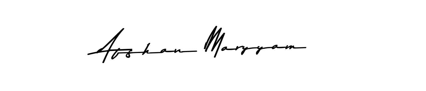 Create a beautiful signature design for name Afshan Maryyam. With this signature (Asem Kandis PERSONAL USE) fonts, you can make a handwritten signature for free. Afshan Maryyam signature style 9 images and pictures png