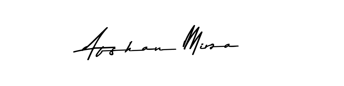 Make a beautiful signature design for name Afshan Mirza. With this signature (Asem Kandis PERSONAL USE) style, you can create a handwritten signature for free. Afshan Mirza signature style 9 images and pictures png