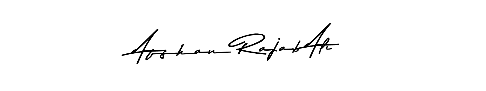 Make a beautiful signature design for name Afshan Rajab Ali. Use this online signature maker to create a handwritten signature for free. Afshan Rajab Ali signature style 9 images and pictures png
