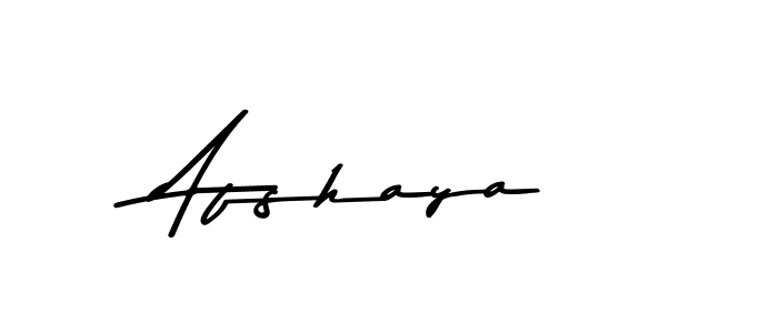 Create a beautiful signature design for name Afshaya. With this signature (Asem Kandis PERSONAL USE) fonts, you can make a handwritten signature for free. Afshaya signature style 9 images and pictures png