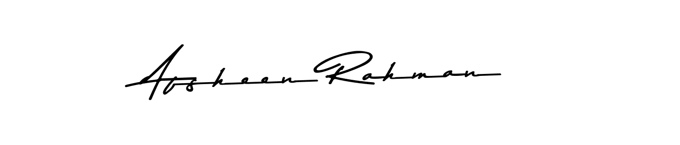 The best way (Asem Kandis PERSONAL USE) to make a short signature is to pick only two or three words in your name. The name Afsheen Rahman include a total of six letters. For converting this name. Afsheen Rahman signature style 9 images and pictures png