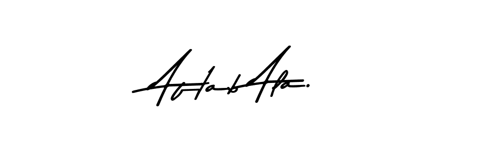 Design your own signature with our free online signature maker. With this signature software, you can create a handwritten (Asem Kandis PERSONAL USE) signature for name Aftab Ala.. Aftab Ala. signature style 9 images and pictures png