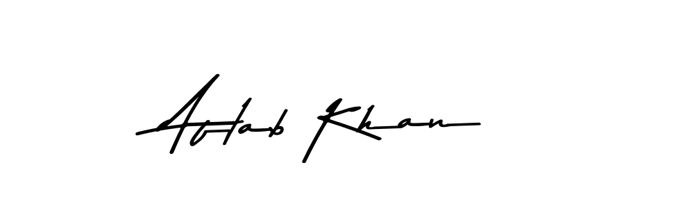 Aftab Khan stylish signature style. Best Handwritten Sign (Asem Kandis PERSONAL USE) for my name. Handwritten Signature Collection Ideas for my name Aftab Khan. Aftab Khan signature style 9 images and pictures png