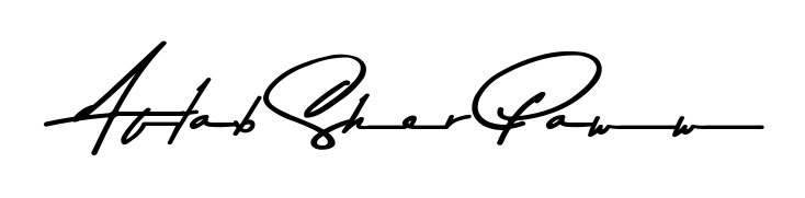 Generate high-definition signature styles for Aftab Sher Paww. The Asem Kandis PERSONAL USE typeface ensures crisp legibility and sophisticated design. Aftab Sher Paww signature style 9 images and pictures png