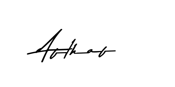 How to make Afthaf signature? Asem Kandis PERSONAL USE is a professional autograph style. Create handwritten signature for Afthaf name. Afthaf signature style 9 images and pictures png