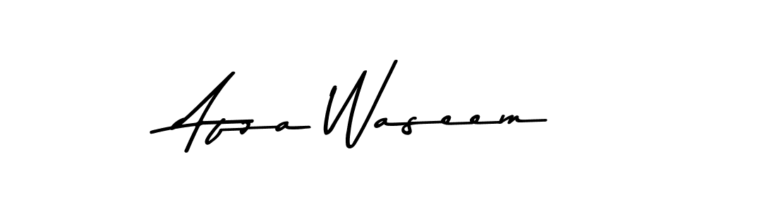 Afza Waseem stylish signature style. Best Handwritten Sign (Asem Kandis PERSONAL USE) for my name. Handwritten Signature Collection Ideas for my name Afza Waseem. Afza Waseem signature style 9 images and pictures png