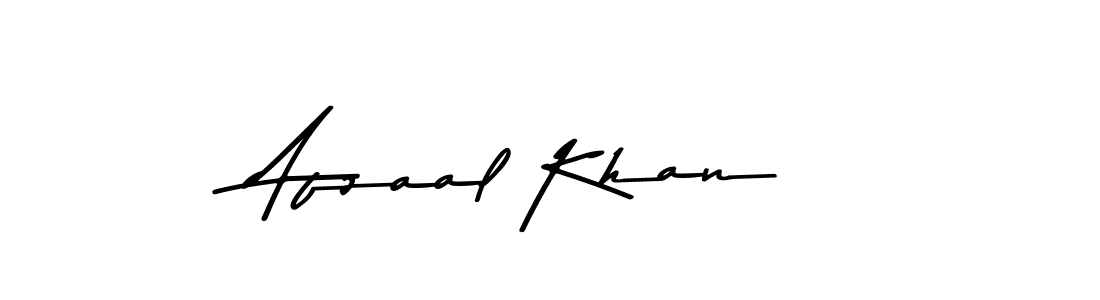How to make Afzaal Khan name signature. Use Asem Kandis PERSONAL USE style for creating short signs online. This is the latest handwritten sign. Afzaal Khan signature style 9 images and pictures png