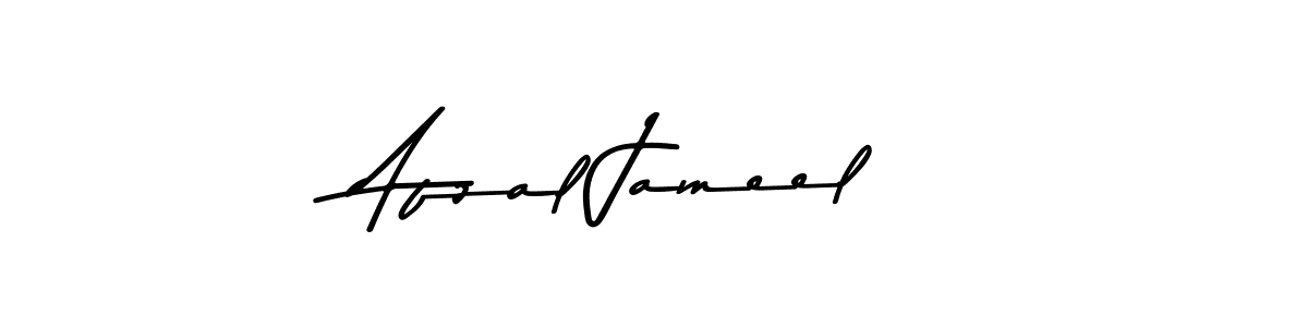 How to make Afzal Jameel name signature. Use Asem Kandis PERSONAL USE style for creating short signs online. This is the latest handwritten sign. Afzal Jameel signature style 9 images and pictures png