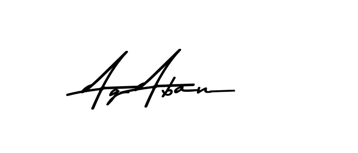 Once you've used our free online signature maker to create your best signature Asem Kandis PERSONAL USE style, it's time to enjoy all of the benefits that Ag Aban name signing documents. Ag Aban signature style 9 images and pictures png