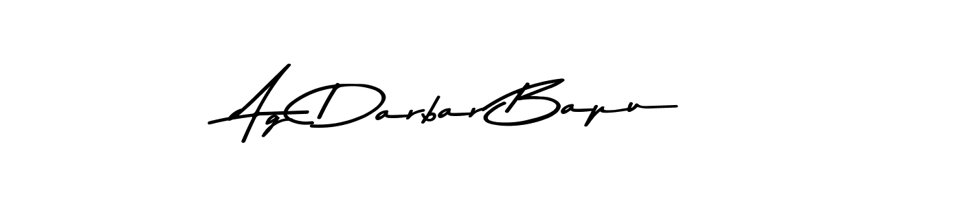 The best way (Asem Kandis PERSONAL USE) to make a short signature is to pick only two or three words in your name. The name Ag Darbar Bapu include a total of six letters. For converting this name. Ag Darbar Bapu signature style 9 images and pictures png