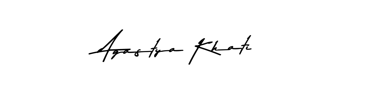 The best way (Asem Kandis PERSONAL USE) to make a short signature is to pick only two or three words in your name. The name Agastya Khati include a total of six letters. For converting this name. Agastya Khati signature style 9 images and pictures png