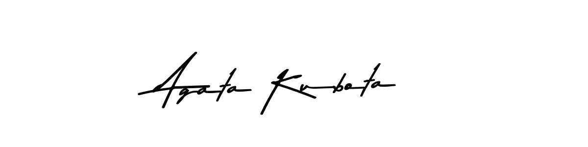 Also You can easily find your signature by using the search form. We will create Agata Kubota name handwritten signature images for you free of cost using Asem Kandis PERSONAL USE sign style. Agata Kubota signature style 9 images and pictures png