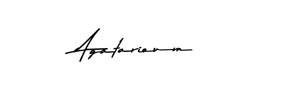 Agatarioum stylish signature style. Best Handwritten Sign (Asem Kandis PERSONAL USE) for my name. Handwritten Signature Collection Ideas for my name Agatarioum. Agatarioum signature style 9 images and pictures png