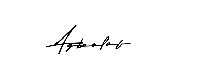 Agboolaf stylish signature style. Best Handwritten Sign (Asem Kandis PERSONAL USE) for my name. Handwritten Signature Collection Ideas for my name Agboolaf. Agboolaf signature style 9 images and pictures png