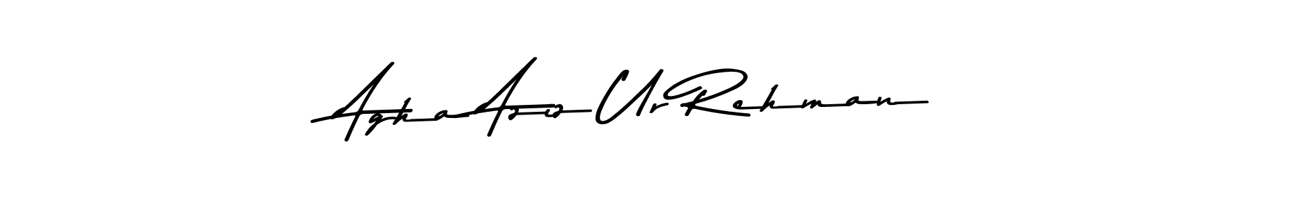 Here are the top 10 professional signature styles for the name Agha Aziz Ur Rehman. These are the best autograph styles you can use for your name. Agha Aziz Ur Rehman signature style 9 images and pictures png