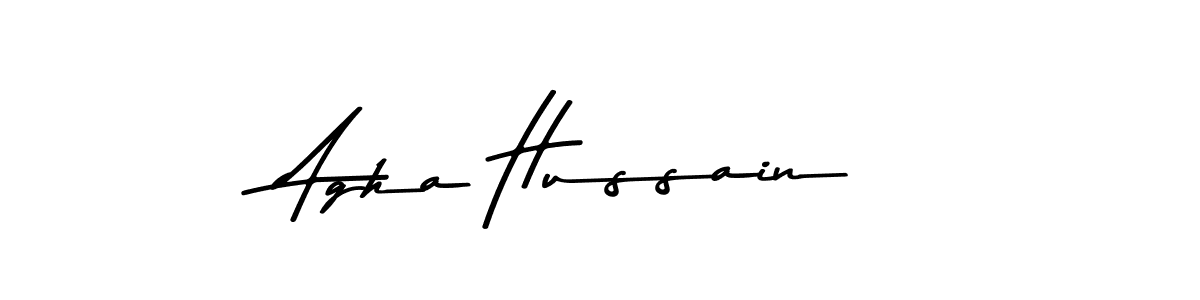 Make a beautiful signature design for name Agha Hussain. With this signature (Asem Kandis PERSONAL USE) style, you can create a handwritten signature for free. Agha Hussain signature style 9 images and pictures png