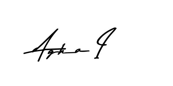 Make a beautiful signature design for name Agha I. With this signature (Asem Kandis PERSONAL USE) style, you can create a handwritten signature for free. Agha I signature style 9 images and pictures png