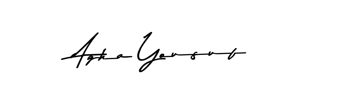 This is the best signature style for the Agha Yousuf name. Also you like these signature font (Asem Kandis PERSONAL USE). Mix name signature. Agha Yousuf signature style 9 images and pictures png