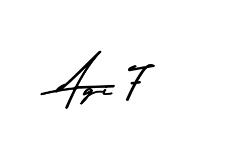 Make a beautiful signature design for name Agi 7. Use this online signature maker to create a handwritten signature for free. Agi 7 signature style 9 images and pictures png