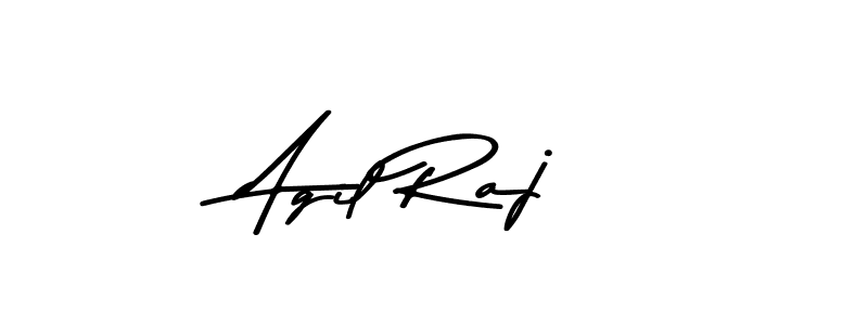 Create a beautiful signature design for name Agil Raj. With this signature (Asem Kandis PERSONAL USE) fonts, you can make a handwritten signature for free. Agil Raj signature style 9 images and pictures png