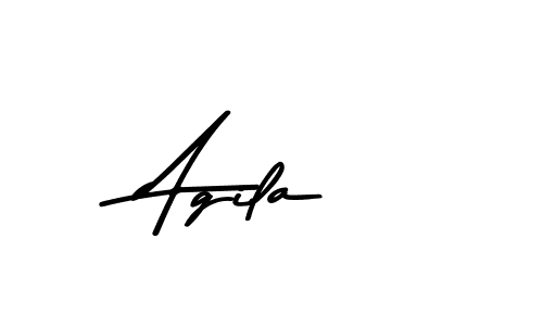 Design your own signature with our free online signature maker. With this signature software, you can create a handwritten (Asem Kandis PERSONAL USE) signature for name Agila. Agila signature style 9 images and pictures png