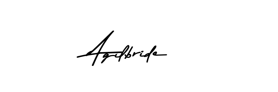 How to make Agilbride signature? Asem Kandis PERSONAL USE is a professional autograph style. Create handwritten signature for Agilbride name. Agilbride signature style 9 images and pictures png