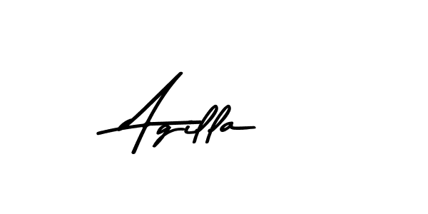 Also we have Agilla name is the best signature style. Create professional handwritten signature collection using Asem Kandis PERSONAL USE autograph style. Agilla signature style 9 images and pictures png