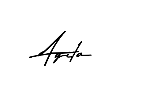 Agita stylish signature style. Best Handwritten Sign (Asem Kandis PERSONAL USE) for my name. Handwritten Signature Collection Ideas for my name Agita. Agita signature style 9 images and pictures png