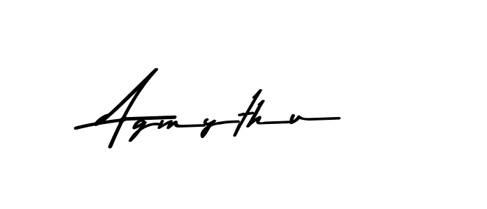 Make a beautiful signature design for name Agmythu. With this signature (Asem Kandis PERSONAL USE) style, you can create a handwritten signature for free. Agmythu signature style 9 images and pictures png