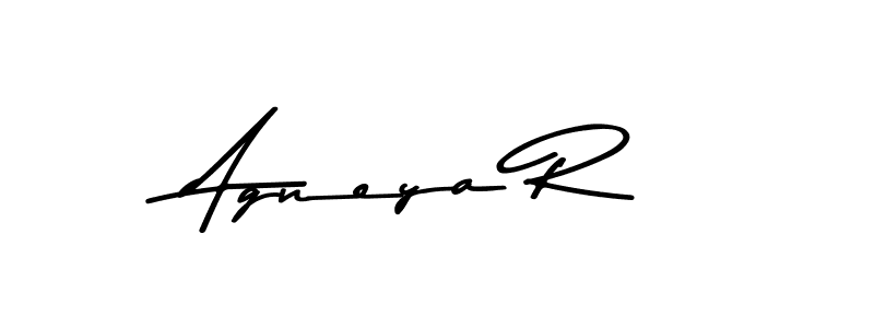 Also You can easily find your signature by using the search form. We will create Agneya R name handwritten signature images for you free of cost using Asem Kandis PERSONAL USE sign style. Agneya R signature style 9 images and pictures png