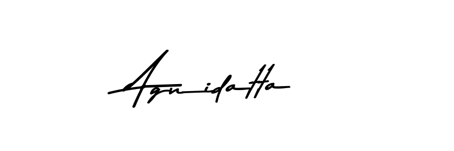 Asem Kandis PERSONAL USE is a professional signature style that is perfect for those who want to add a touch of class to their signature. It is also a great choice for those who want to make their signature more unique. Get Agnidatta name to fancy signature for free. Agnidatta signature style 9 images and pictures png