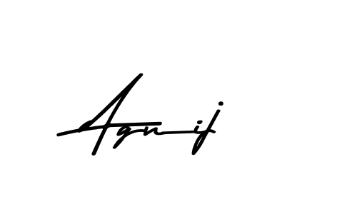 You should practise on your own different ways (Asem Kandis PERSONAL USE) to write your name (Agnij) in signature. don't let someone else do it for you. Agnij signature style 9 images and pictures png