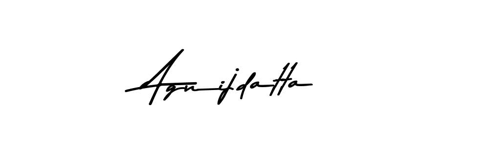 How to make Agnijdatta signature? Asem Kandis PERSONAL USE is a professional autograph style. Create handwritten signature for Agnijdatta name. Agnijdatta signature style 9 images and pictures png