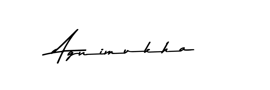 Agnimukha stylish signature style. Best Handwritten Sign (Asem Kandis PERSONAL USE) for my name. Handwritten Signature Collection Ideas for my name Agnimukha. Agnimukha signature style 9 images and pictures png