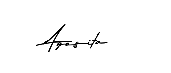 This is the best signature style for the Agosita name. Also you like these signature font (Asem Kandis PERSONAL USE). Mix name signature. Agosita signature style 9 images and pictures png