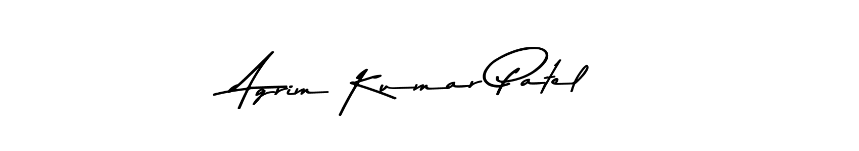 How to make Agrim Kumar Patel signature? Asem Kandis PERSONAL USE is a professional autograph style. Create handwritten signature for Agrim Kumar Patel name. Agrim Kumar Patel signature style 9 images and pictures png