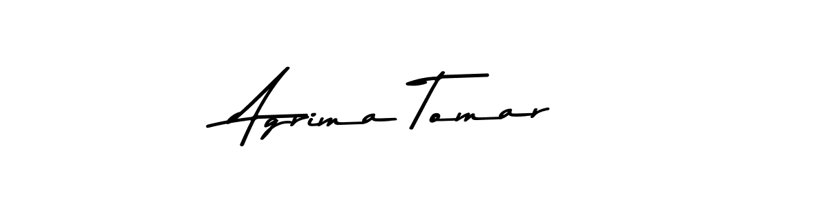 Agrima Tomar stylish signature style. Best Handwritten Sign (Asem Kandis PERSONAL USE) for my name. Handwritten Signature Collection Ideas for my name Agrima Tomar. Agrima Tomar signature style 9 images and pictures png