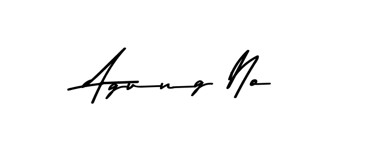 Make a beautiful signature design for name Agung No. With this signature (Asem Kandis PERSONAL USE) style, you can create a handwritten signature for free. Agung No signature style 9 images and pictures png